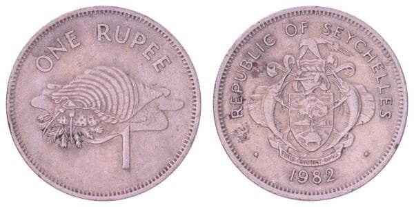 SEYCHELLES 1 rupee 1982 VF