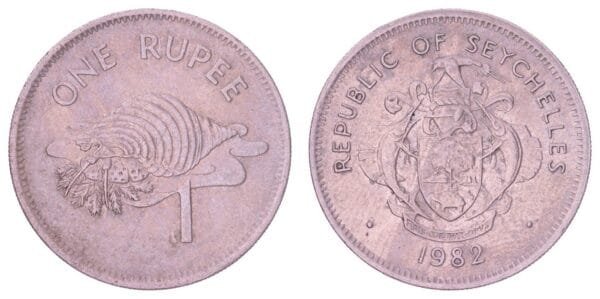 SEYCHELLES 1 rupee 1982 VF