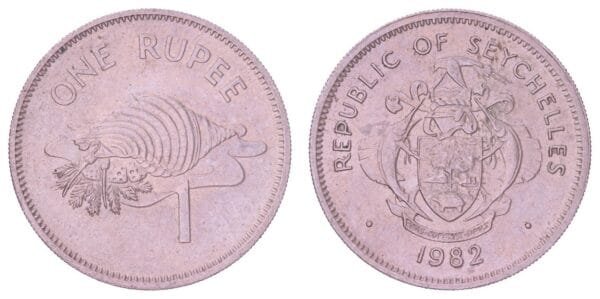 SEYCHELLES 1 rupee 1982 VF
