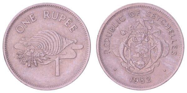 SEYCHELLES 1 rupee 1982 VF