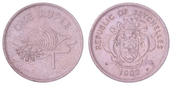 SEYCHELLES 1 rupee 1982 VF