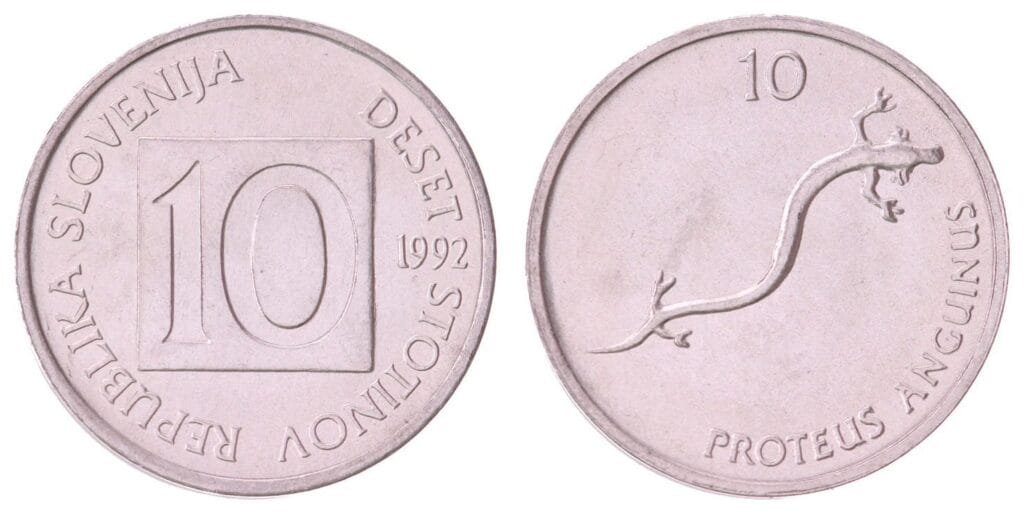 SLOVENIA 10 stotinov 1992 UNC