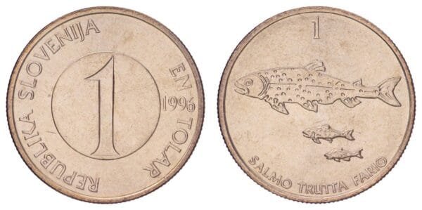 SLOVENIA 1 tolar 1996 UNC