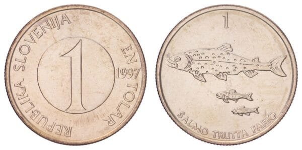SLOVENIA 1 tolar 1997 UNC