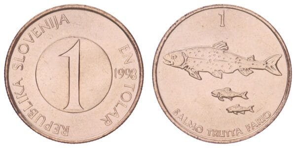 SLOVENIA 1 tolar 1998 UNC