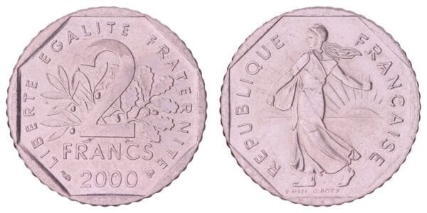 FRANCE 2 francs 2000 XF