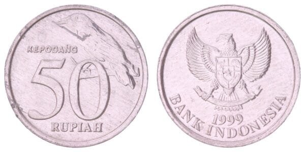 INDONESIA 50 rupiah 1999 XF