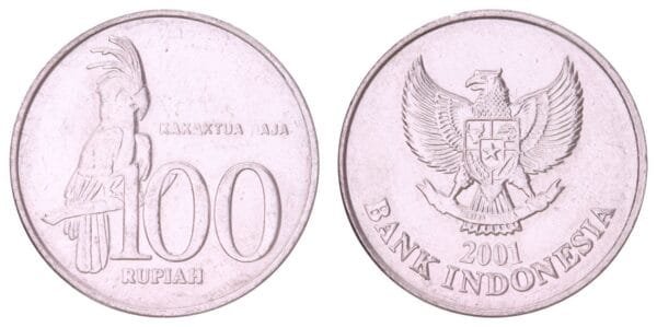 INDONESIA 100 rupiah 2001 XF
