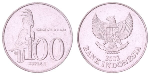 INDONESIA 100 rupiah 2002 XF+