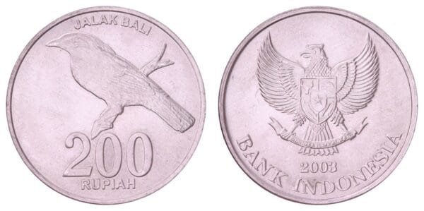 INDONESIA 200 rupiah 2003 UNC
