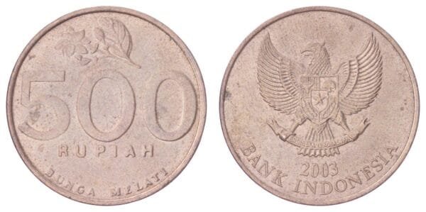INDONESIA 500 rupiah 2003 XF