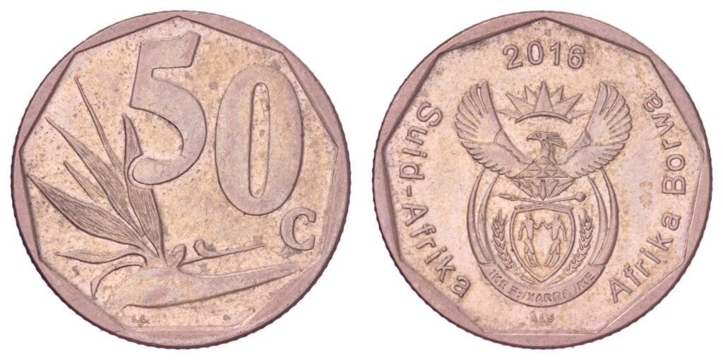 SOUTH AFRICA 50 cents 2016 / Suid-Afrika - Afrika Borwa / VF+