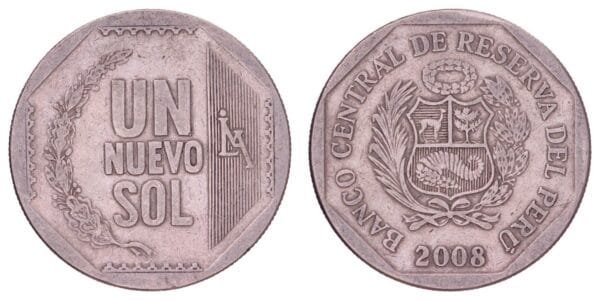 PERU 1 nuevo sol 2008 VF