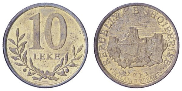 ALBANIA 10 leke 2013 XF