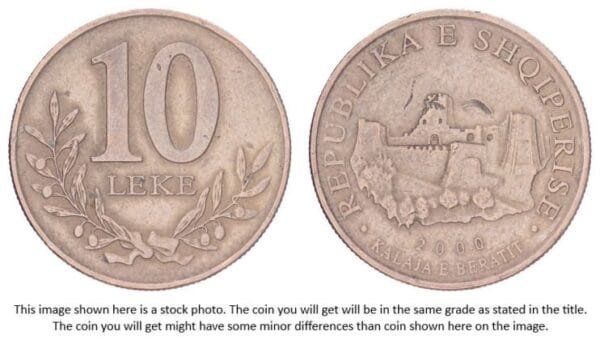 ALBANIA 10 leke 2000 VF