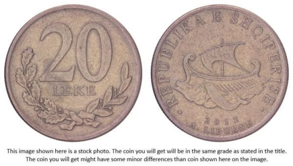 ALBANIA 20 leke 2012 VF