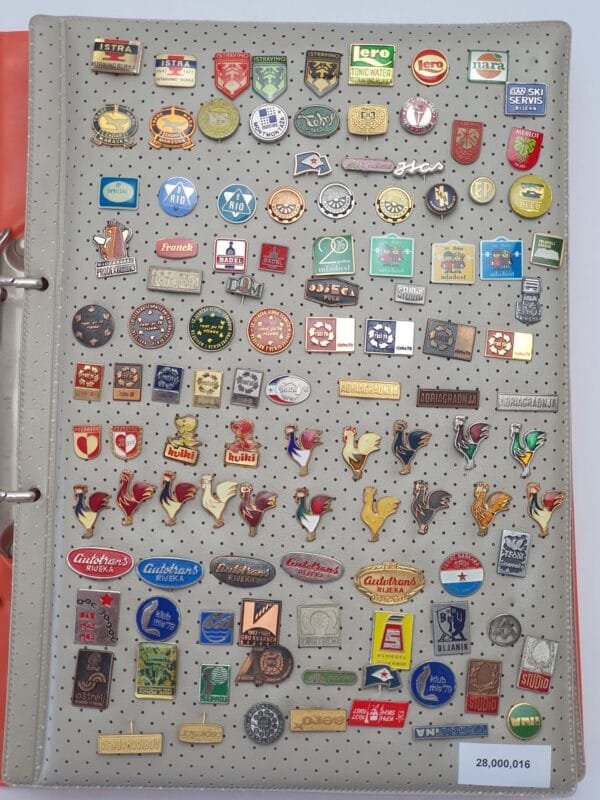 YUGOSLAVIA and other countries various lapel pins lot