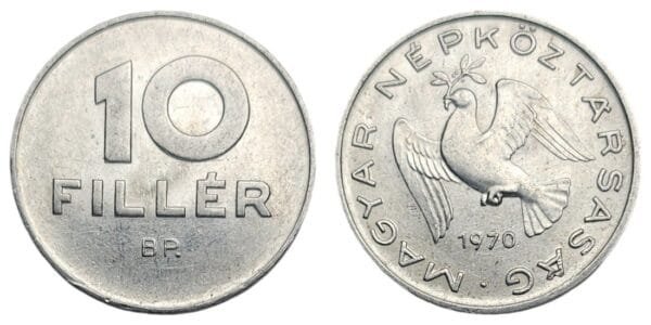HUNGARY 10 filler 1970 XF