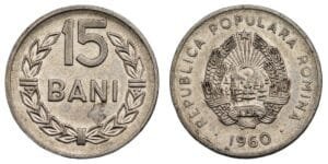 ROMANIA 15 bani 1960 VF
