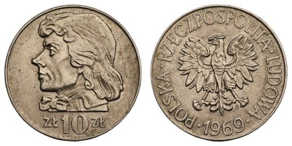 POLAND 10 zlotych 1969 UNC-