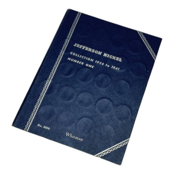 UNITED STATES OF AMERICA Whitman Album with holes for 5 cents (Jefferson Nickel) coins / partially filled with coins / used