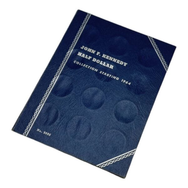 UNITED STATES OF AMERICA Whitman Album with holes for 1/2 dollar (John F. Kennedy Half Dollar) coins / empty / used