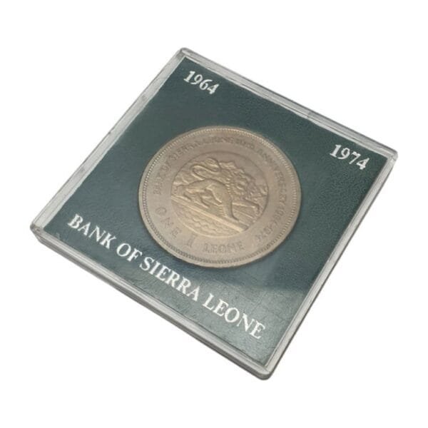 SIERRA LEONE 1 leone 1974 / 10th Anniversary of the Bank of Sierra Leone / UNC