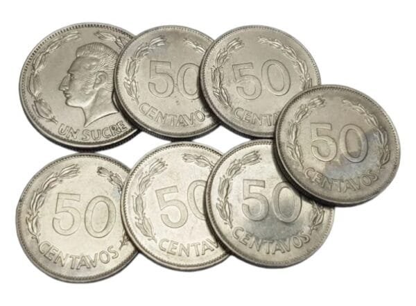 ECUADOR coins lot / various grades / 7 pcs.