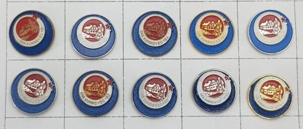 YUGOSLAVIA Croatia / Communist Youth Labour Action / ORA Kumrovec / lapel pins lot / 10 pcs.
