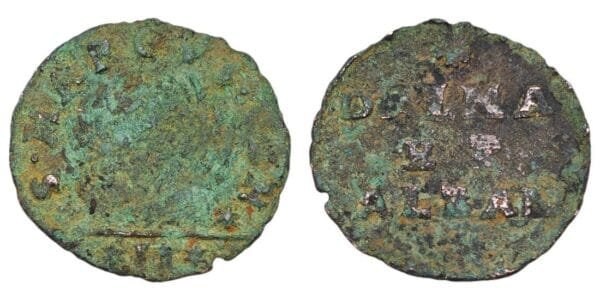 ITALY 2 soldi ND(1691-1709) / Venice / issue for Dalmatia and Albania / VG