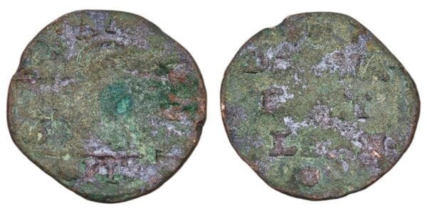 ITALY 2 soldi ND(1691-1709) / Venice / issue for Dalmatia and Albania / VG