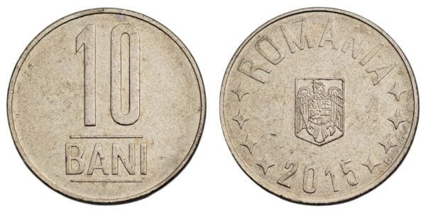 ROMANIA 10 bani 2015 XF