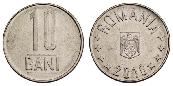 ROMANIA 10 bani 2016 XF