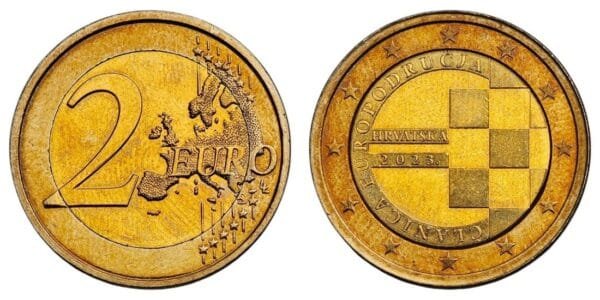 CROATIA 2 euro 2023 / Member of the Euro Area / UNC-