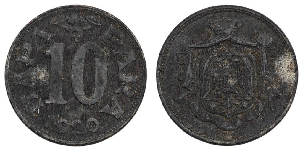 JUGOSLAVIJA 10 para 1920 VF-