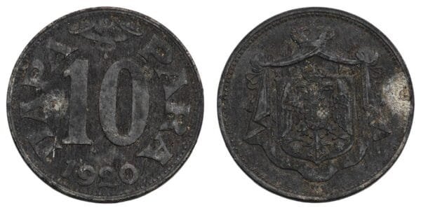 YUGOSLAVIA 10 para 1920 VF-