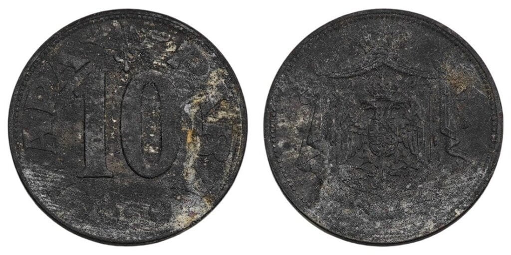 JUGOSLAVIJA 10 para 1920 VF-
