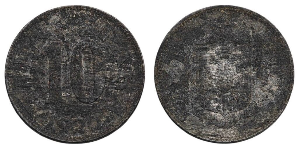JUGOSLAVIJA 10 para 1920 VF-
