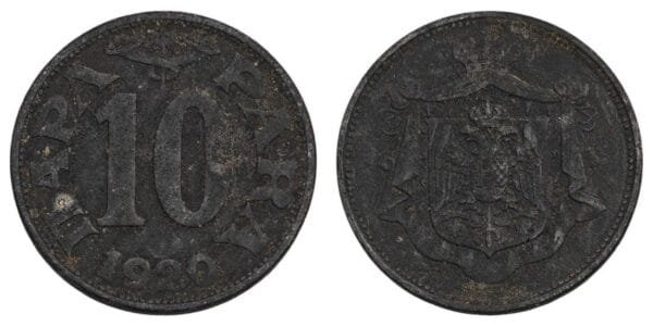 YUGOSLAVIA 10 para 1920 VF-