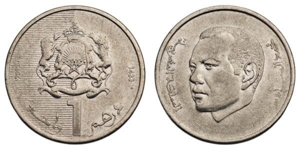 MOROCCO 1 dirham 2012 VF