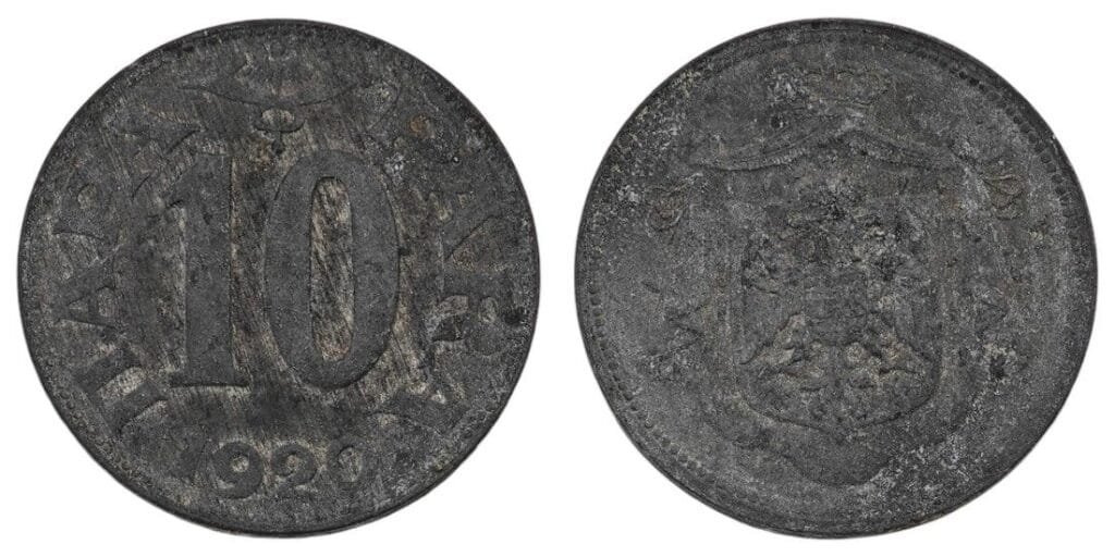 JUGOSLAVIJA 10 para 1920 VF