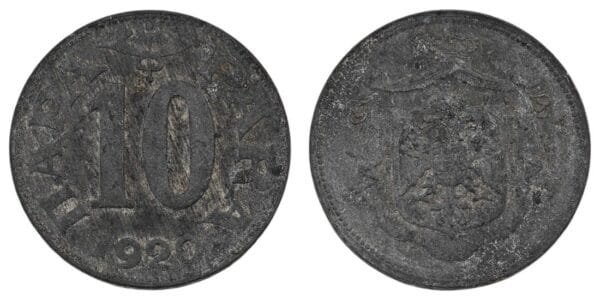 YUGOSLAVIA 10 para 1920 VF