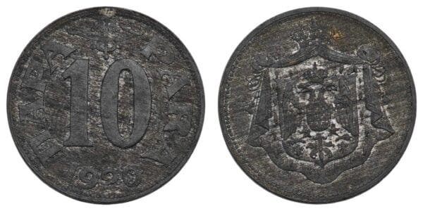 YUGOSLAVIA 10 para 1920 VF