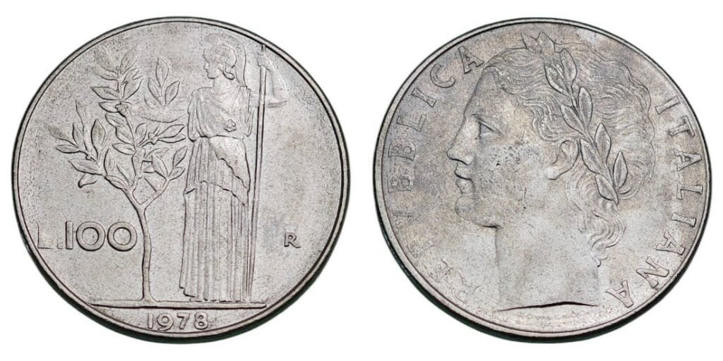 ITALIJA 100 lira 1978. XF