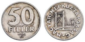 HUNGARY 50 filler 1984 VF