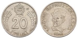 HUNGARY 20 forint 1985 VF