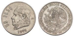 MEXICO 1 peso 1970 VF
