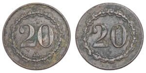 GERMANY 20 pfennig (?) / token / F