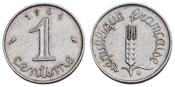 FRANCE 1 centime 1964 VF