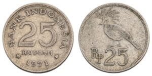INDONESIA 25 rupiah 1971 VF